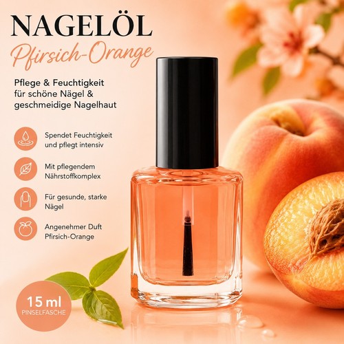 Nagelöl pfirsich orange - ml, pfirsich-orange